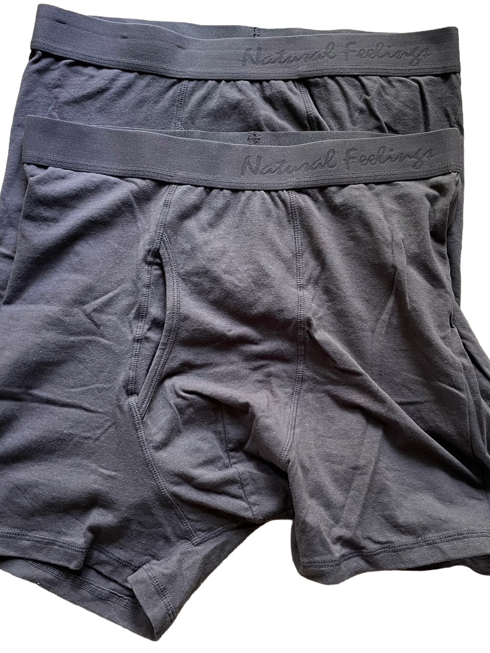 Men's 2-Pack Gray Boxer Briefs